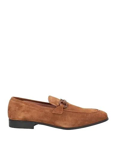 Camel Leather Loafers