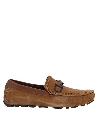 Camel Leather Loafers