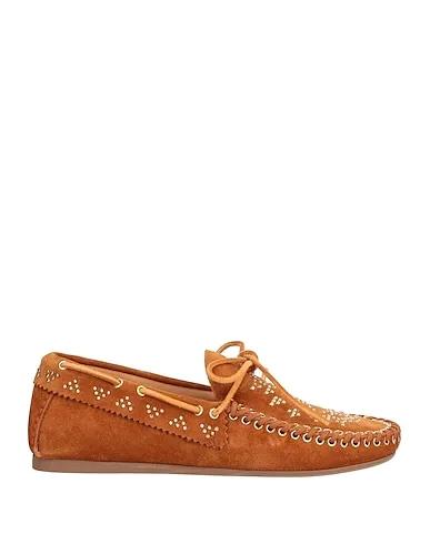 Camel Leather Loafers