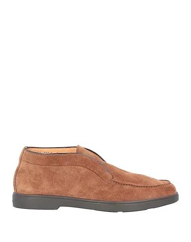 Camel Leather Loafers