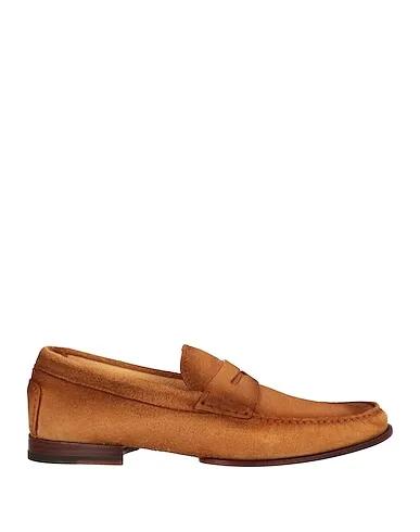 Camel Leather Loafers