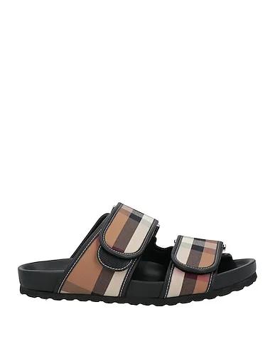 Camel Leather Sandals