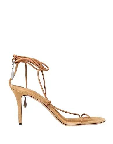 Camel Leather Sandals