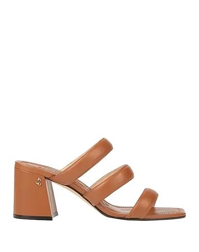 Camel Leather Sandals