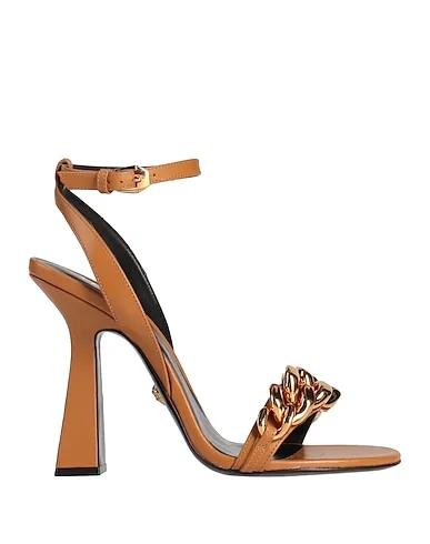 Camel Leather Sandals