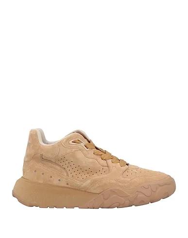 Camel Leather Sneakers