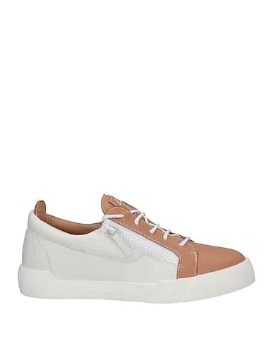 Camel Leather Sneakers