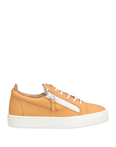 Camel Leather Sneakers