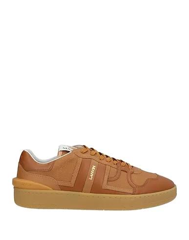 Camel Leather Sneakers