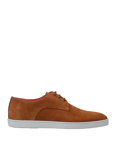 Camel Leather Sneakers