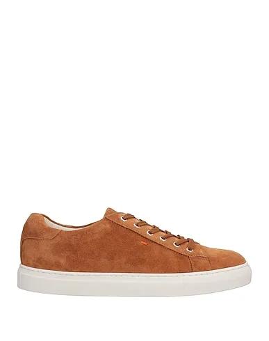 Camel Leather Sneakers