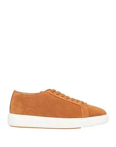 Camel Leather Sneakers