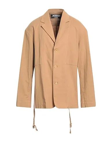 Camel Plain weave Blazer