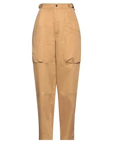 Camel Plain weave Casual pants
