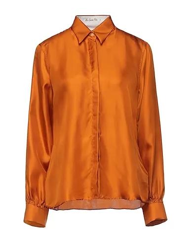 Camel Satin Silk shirts & blouses