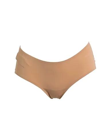 Camel Synthetic fabric Brief