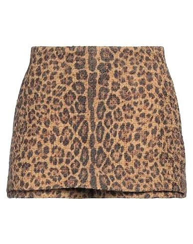 Camel Tweed Shorts & Bermuda