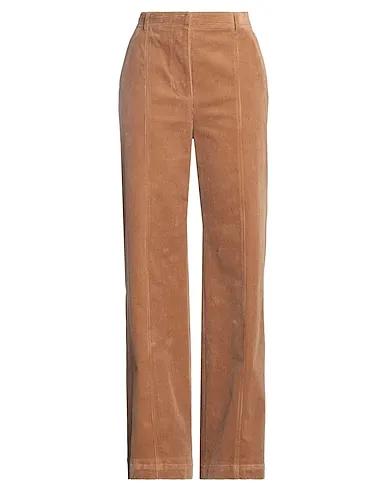 Camel Velvet Casual pants