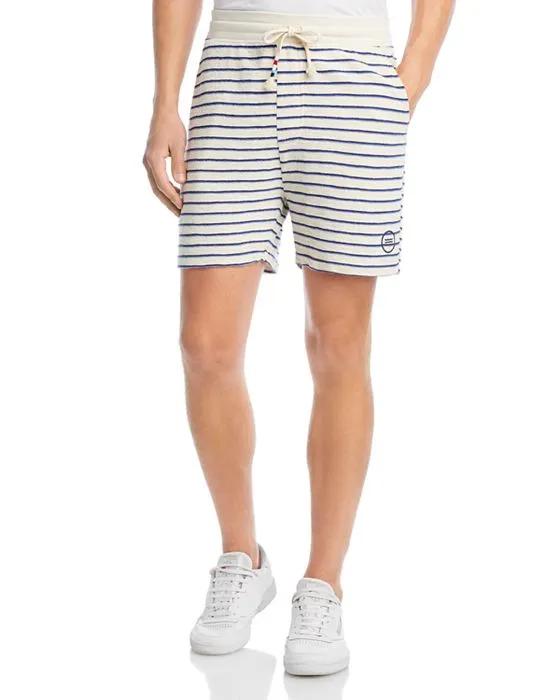 Capri Stripe Drawstring Shorts