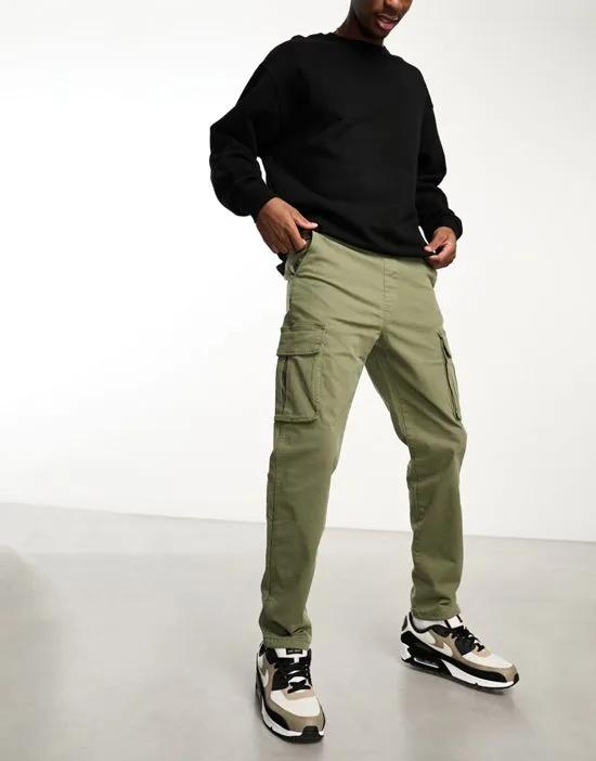 cargo pants in khaki