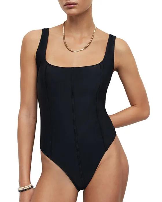 Carris Seamed One Piece Swimsuit