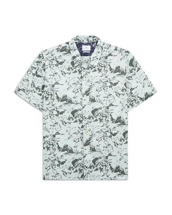 Casual Fit Abstract Print Shirt