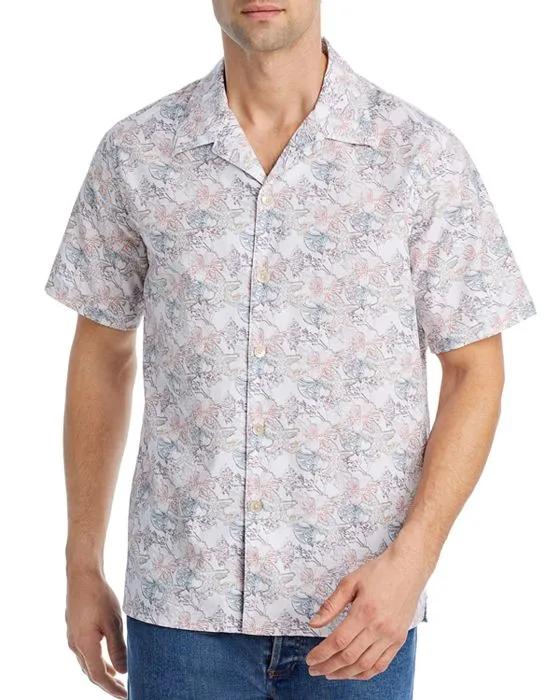 Casual Fit Sea Print Shirt