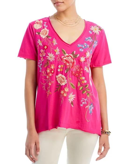 Catalina Everyday Embroidered Tee