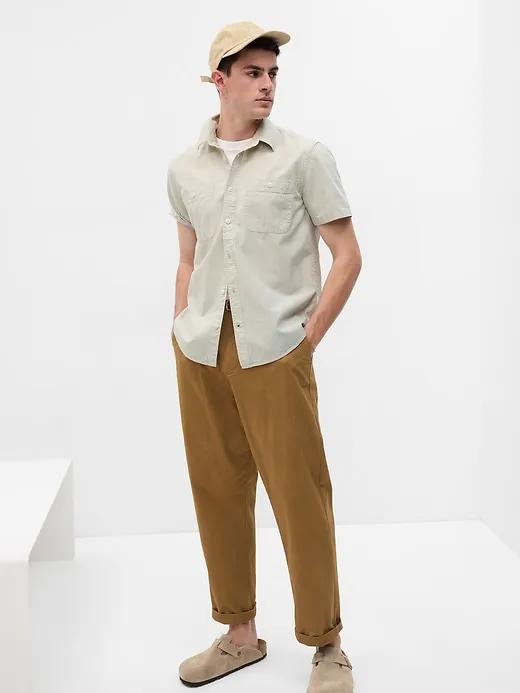 Chambray Utility Shirt