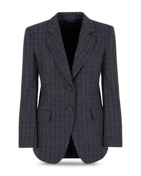 Check Pattern Blazer