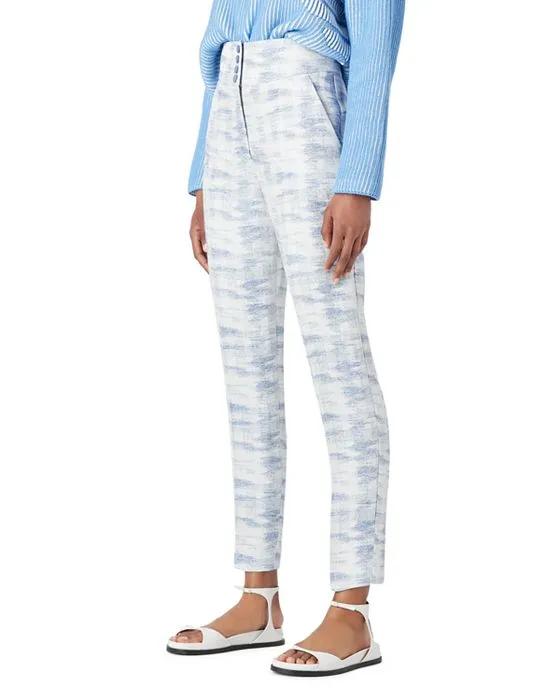 Check Slim Leg Ankle Pants