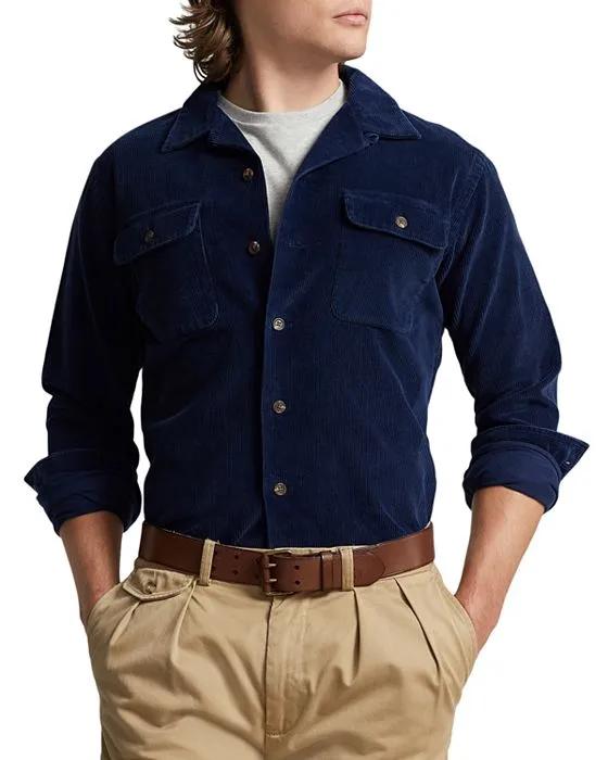 Classic Fit Corduroy Camp Shirt