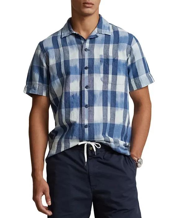 Classic Fit Ikat Camp Shirt