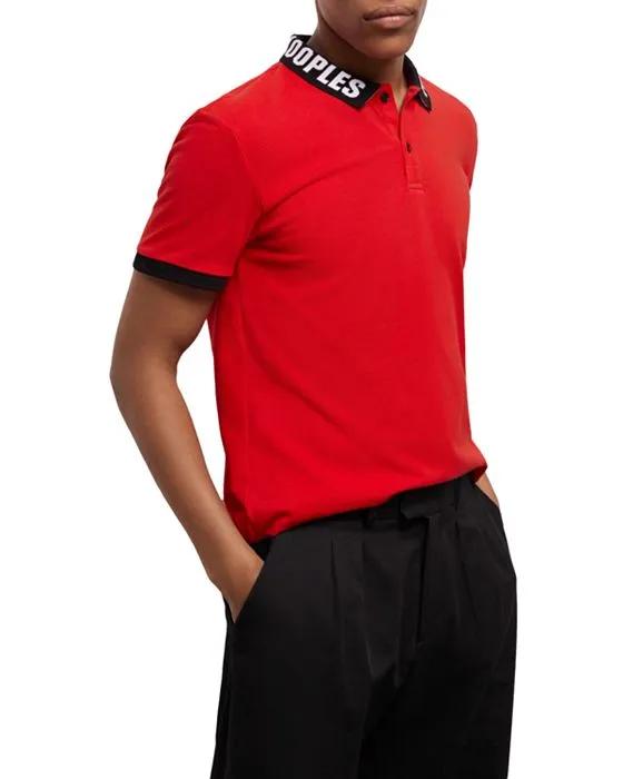 Classic Fit Logo Collar Polo