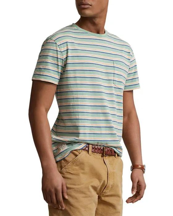 Classic Fit Striped Jersey Tee