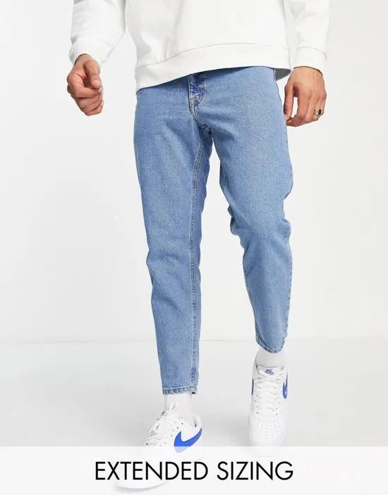classic rigid jeans in mid wash blue
