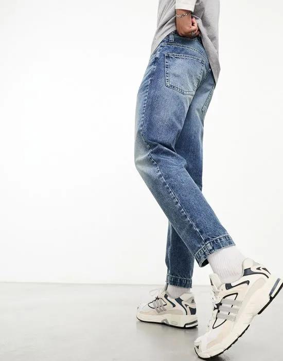 classic rigid jeans in y2k mid wash blue