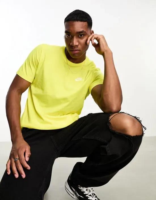 Club t-shirt in yellow