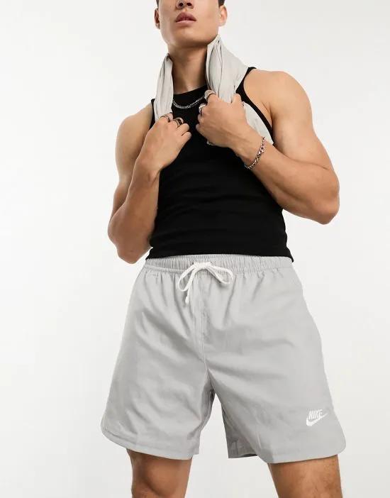 Club woven shorts in gray