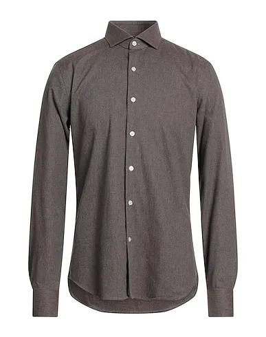 Cocoa Flannel Solid color shirt