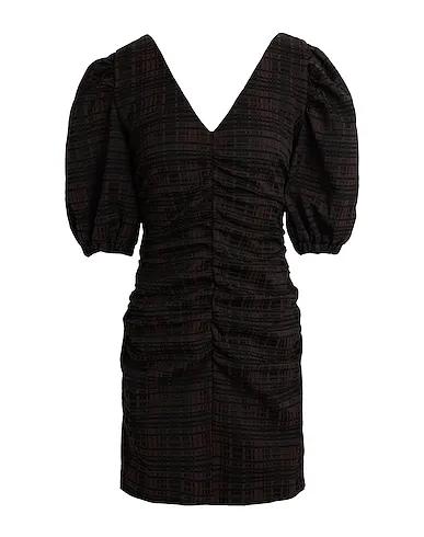 Cocoa Jacquard Short dress