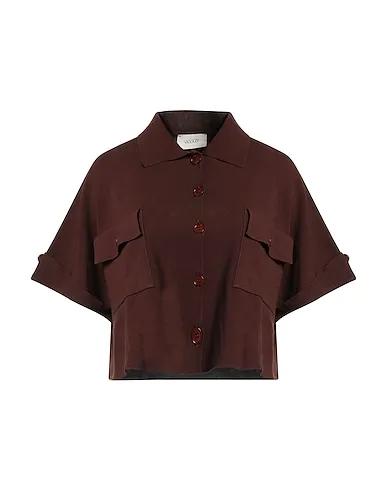 Cocoa Knitted Solid color shirts & blouses