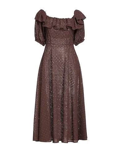 Cocoa Lace Midi dress