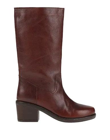 Cocoa Leather Boots