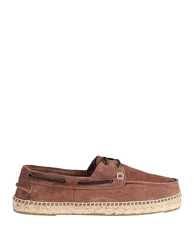 Cocoa Leather Espadrilles