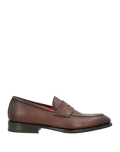 Cocoa Leather Loafers