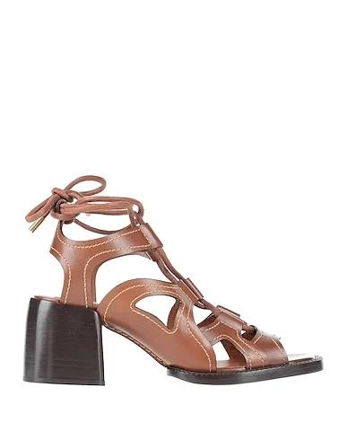 Cocoa Leather Sandals