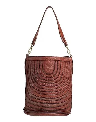 Cocoa Leather Shoulder bag