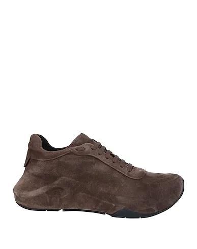 Cocoa Leather Sneakers