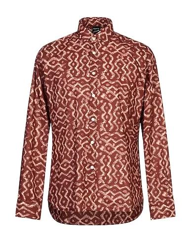 Cocoa Plain weave Patterned shirt